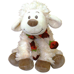 Smiley New Zealand Sheep With Scarf - 30525