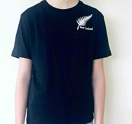 Embroidered Silver Fern - 381KP