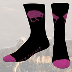 Kiwi Men's Merino Socks - SK380WINE