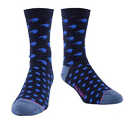 Kiwi & Spots Men's Merino Socks - SK394NAV