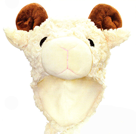 Sheep Hat With Scarf Combo - 60025