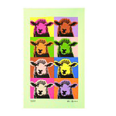 Pop Art Sheep Tea Towel - TT666