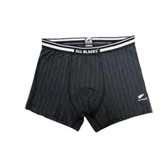 All Blacks Pinstripe Boxer Shorts - UND105AB-BLK