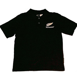 All Blacks Child Polo Shirt - KPO0100AB