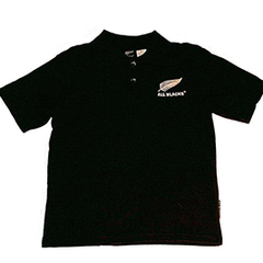 All Blacks Child Polo Shirt - KPO0100AB