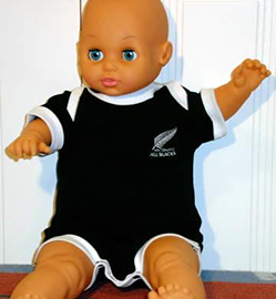 All Blacks Short Sleeve Bodysuit - KBS0101AB