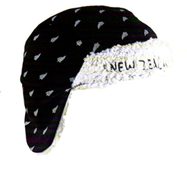 NZ Ferns Lined Trapper Hat - ABC31