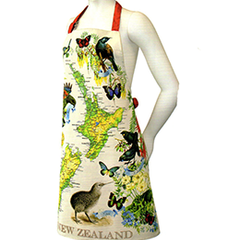 New Zealand Map Designer Apron - 65206