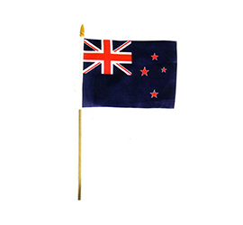 New Zealand Flag on Stick - 80043 PACK of 12