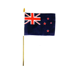 New Zealand Flag on Stick - 80043 PACK of 12