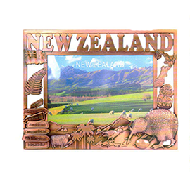 NZ Kiwi Copper Photo Frame - MISC90C