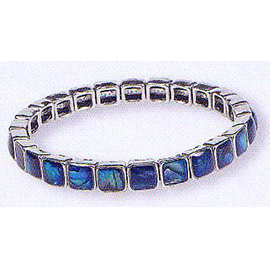 Squares Paua Bracelet - EBR2