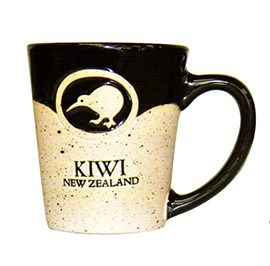 Kiwi New Zealand Stoneware Espresso Cups - 10469 SET OF  2