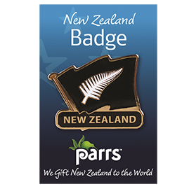 NZ Silver Fern Lapel Badges - 192B SET of 5