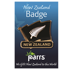 NZ Silver Fern Lapel Badges - 192B SET of 5