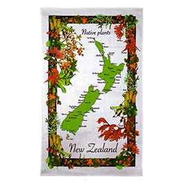 Native Plants Tea Towel - 65034