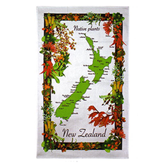 Native Plants Tea Towel - 65034