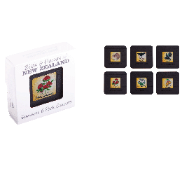 New Zealand Birds & Flowers Coasters - COAS13