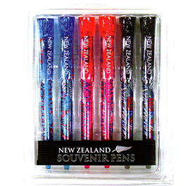 Glitter Stylish NZ Pens - 40144 Pack of 6