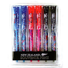 Glitter Stylish NZ Pens - 40144 Pack of 6