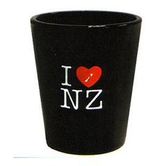 I Luv NZ Shot Glasses - SS209 Set of 2