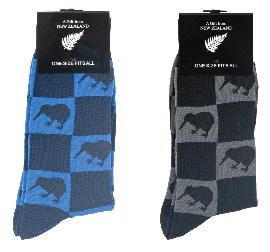 MENS NZ Kiwis Business Socks - SOX42 43 SET OF 2