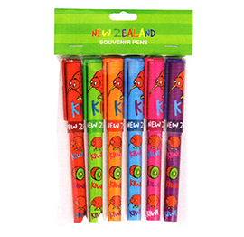 New Zealand Kiwi Pens 6 Pack - SP60