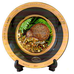Kiwi Souvenir Plate - PLA304