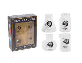 Kiwi Lab Shot Glasses - SH84 Set of 4