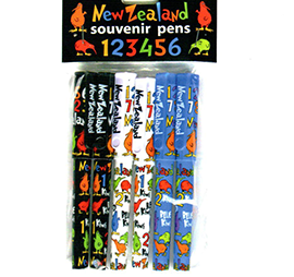New Zealand Kiwis Pens 6 Pack - 40158