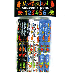 New Zealand Kiwis Pens 6 Pack - 40158
