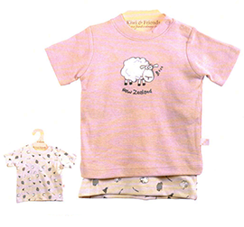 Sheep & Kiwis Babies T-Shirts 2 PACK - ABC33
