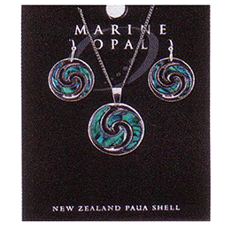 Koru Necklace & Earrings - SET112