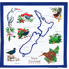 NZ Birds & Flowers Cushion Cover - CUS40