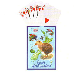Kiwi & Map Playing Cards - MM081 2 PACKS
