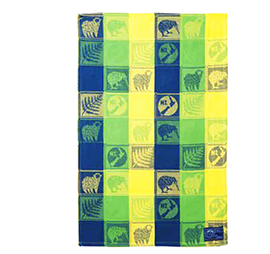 Jacquard Kiwi NZ Map Tea Towel - MTWG