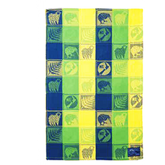 Jacquard Kiwi NZ Map Tea Towel - MTWG