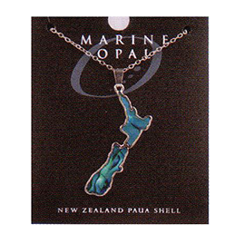 Paua Fine Chain Necklace - PJS138