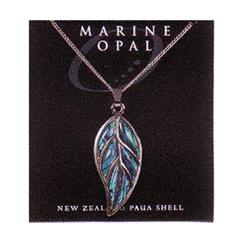 Paua Fine Chain Necklace - PJS114