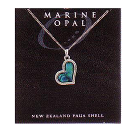 Paua Fine Chain Necklace - PJS142