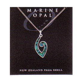 Paua Fine Chain Necklace - PJS145