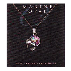 Paua Fine Chain Necklace - PJS15