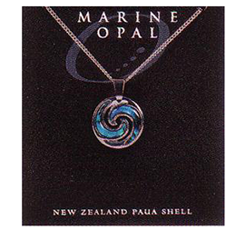 Paua Fine Chain Necklace - PJS87