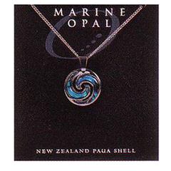 Paua Fine Chain Necklace - PJS87