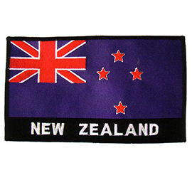 New Zealand Flag Patch - E5 PACK of 3