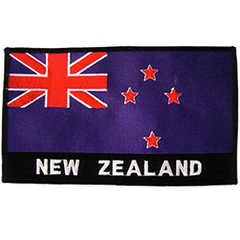 New Zealand Flag Patch - E5 PACK of 3