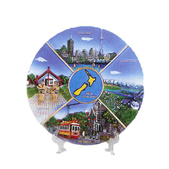 New Zealand Scenes Plate - RP4C