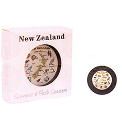 New Zealand Birds & Flowers Coasters - COAS37