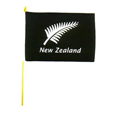 NZ Fern Flag on Stick - 80042 PACK of 12