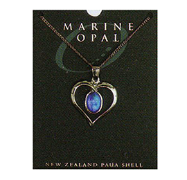 Paua Fine Chain Necklace - PJS13